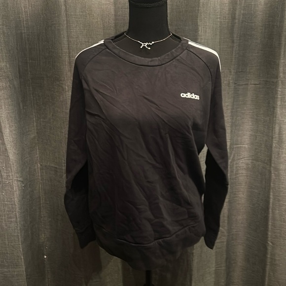 Black ADIDAS Crew Neck - Picture 1 of 3